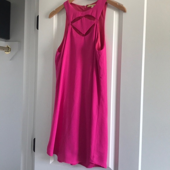 Gianni Bini Hot pink mini dress with cut outs - Picture 2 of 3